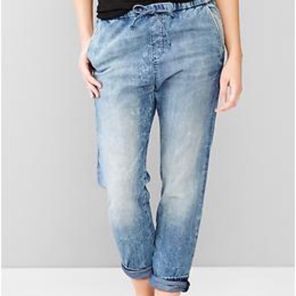 gap denim joggers